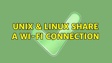 Unix & Linux: Share a Wi-Fi connection