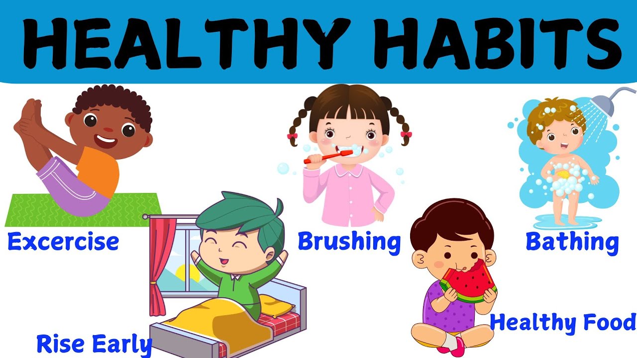 10 Good Habits for Kids|| Learn Healthy Habits||Personal Hygiene|| Kids ...