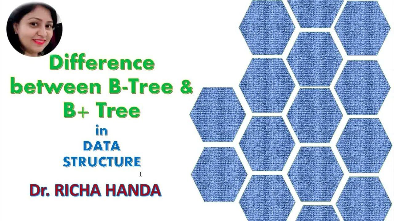 Difference in B-Tree B+ Tree - YouTube