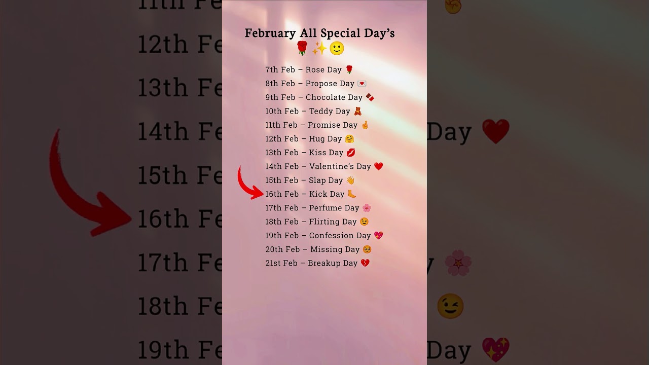 😱 February Has TOO Many Love Days! | Full Valentine Timeline