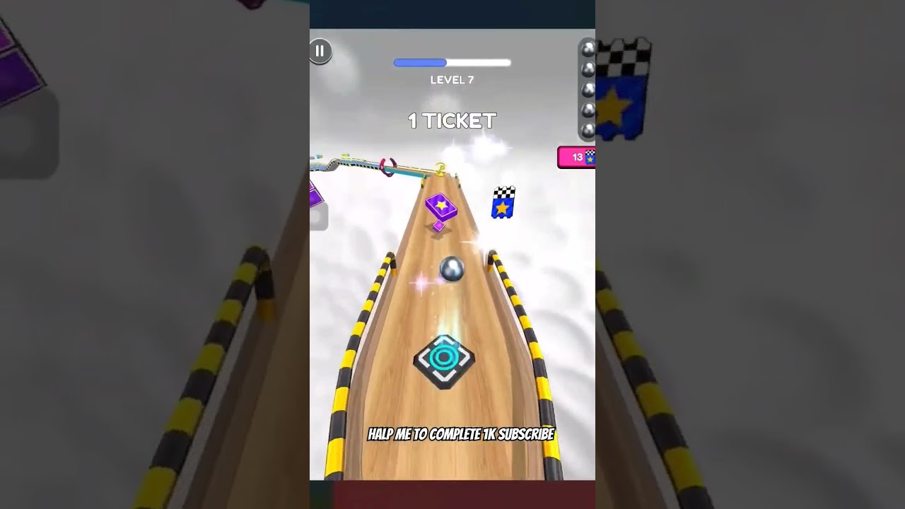 Going ball as falling ball game 🏀 