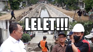 Mumet Disambati Warga, Cakji Ngobrak Proyek Jembatan Sing Gak Mari-Mari