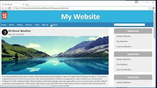 How to create footer in HTML | Create Website in HTML CSS | Urdu & Hindi