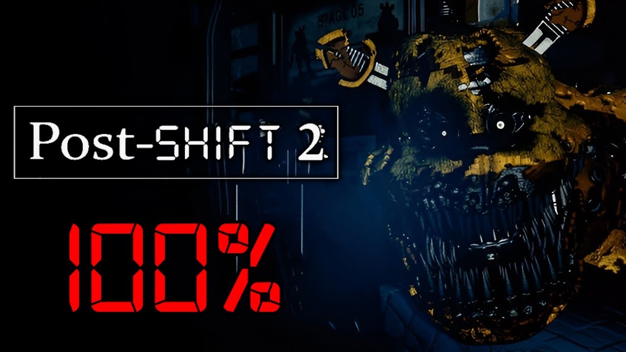 A legnehezebb FNAF játék 100%-olva! - Post Shift 2 - Egy Fan Game Bemutató