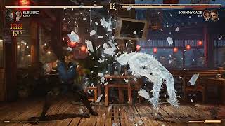 Sub Zero/Kano 39% Crazy Midscreen Combo in MK1