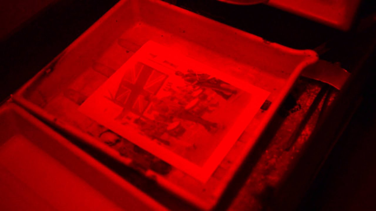 Darkroom Printing from a 1916 camera. YouTube