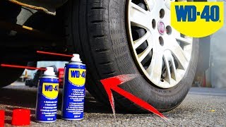 EXperiment: Car vs. WD40 (car vs things) Crushing