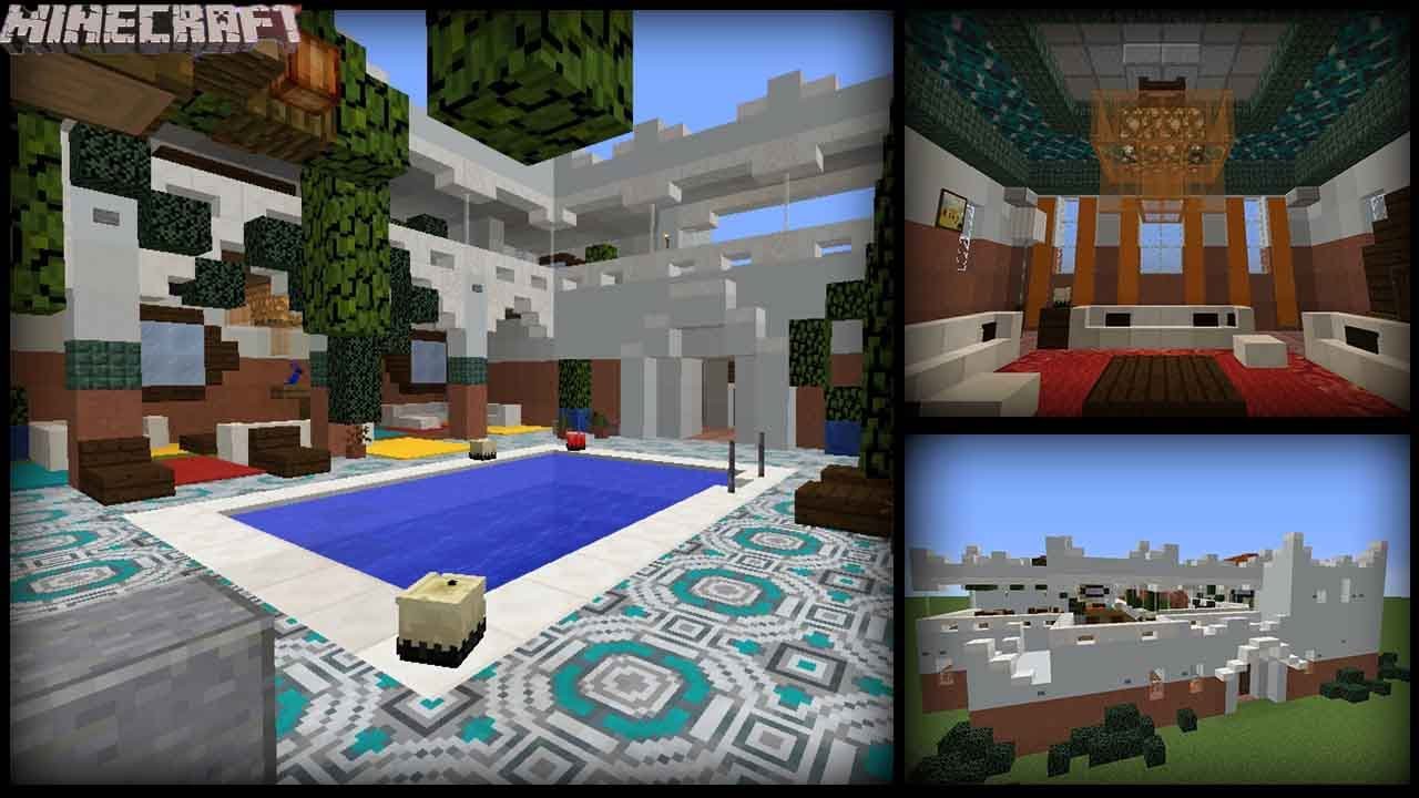 Minecraft - Concrete and Terracotta Moroccan House Tutorial! - YouTube