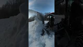 Berm Killer Snowblower (Kubota B2650)  #kubota #tractor #alaska