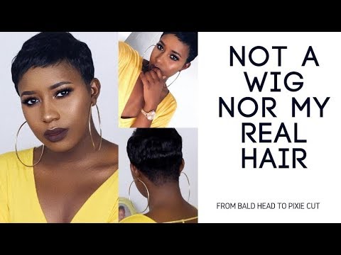 quick weave pixie cut tutorial