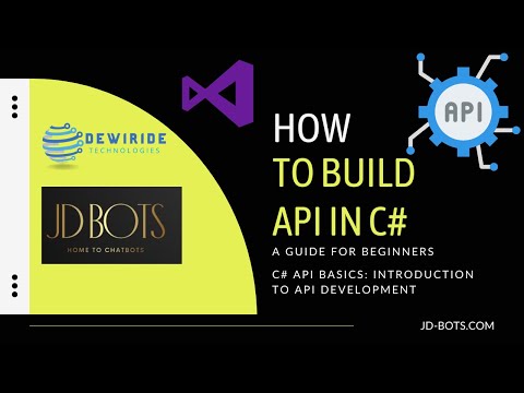 C# API Basics: Introduction to API Development | API Tutorial by JD Bots | Dewiride Technologies