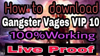 How to Download VIP 10 MOD Gangstar Vages on Android By SS Technical