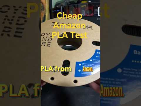 Cheapest PLA on Amazon Test. #shorts #3dprinting #3dprinterupgrade #bambulab