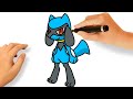 Comment dessiner riolu facilement  dessiner les pokemon