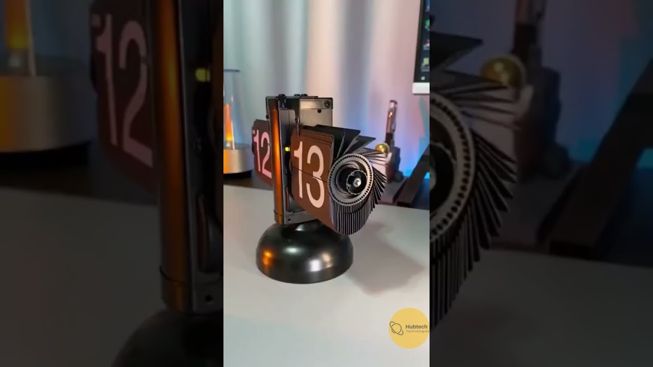 Flip Desk Clock. Link in Description. 