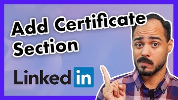 How to Add a Certificate Section on Your Linked in Profile 2021 😎 #linkedin