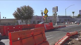 Businesses struggling with ongoing road construction
