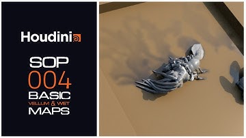 Houdini Basic SOP 004 - Vellum Softbody and Wetmaps #vellum #houdini #softbody