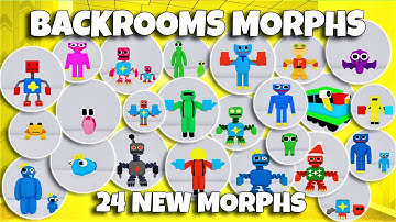 ROBLOX - Find The Backrooms Morphs - 24 New Backrooms Morphs