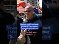Veterans at NYC food bank SOUND OFF on whetherTrump policies help them