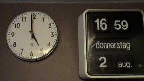 T&N Seconds clock on tacho