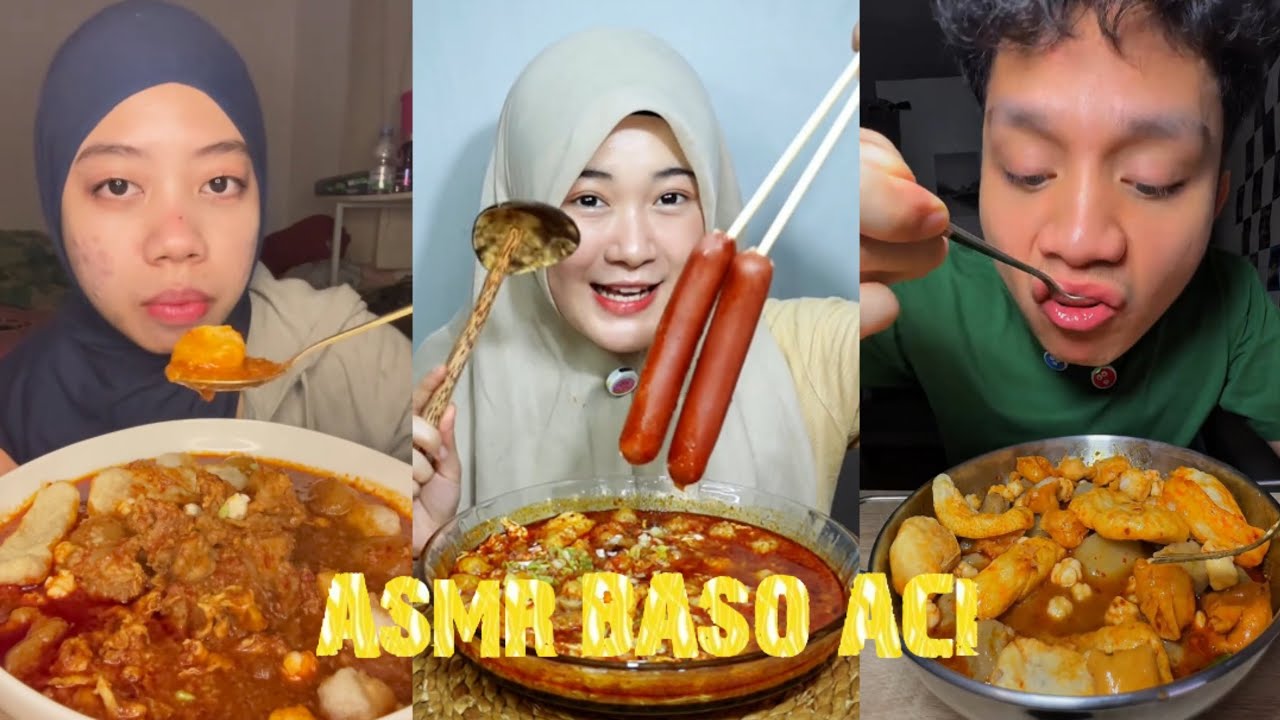 ASMR BASO ACI PEDASS🌶️🤤
