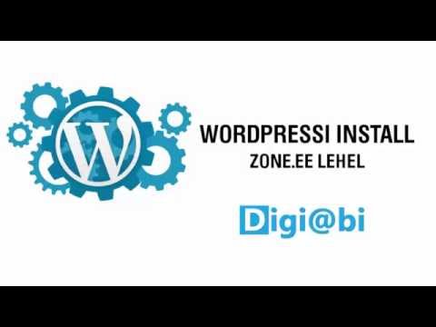 Wordpressi install zone.ee lehele