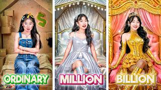 Ordinary Vs Millionaire Vs Billionaire In Room Makeover Challenge