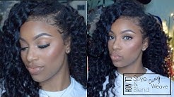 Deep Wave Weave Hairstyles Qaadisiya Lace Front Wigs Of