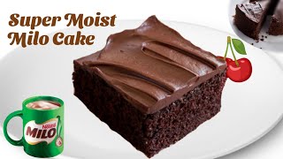 THE BEST SUPER MOIST MILO CAKE | NO OVEN | EASY TO MAKE | STEAMED MILO CAKE