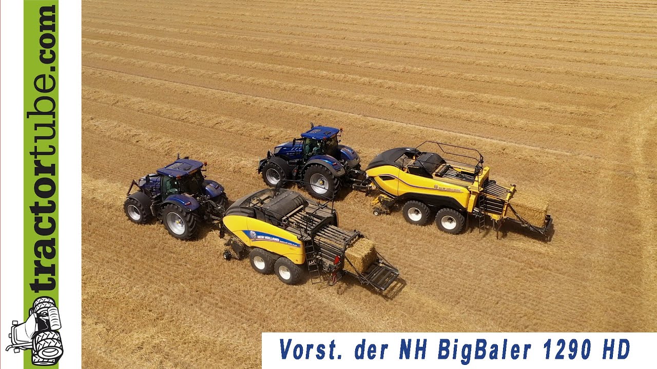 Vorstellung und Einsatz der New Holland Bigbaler 1290 High Density