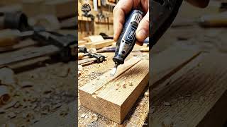 Tiny Electric Chisel Carves Wood Like Magic! | Satisfying Woodworking Tool