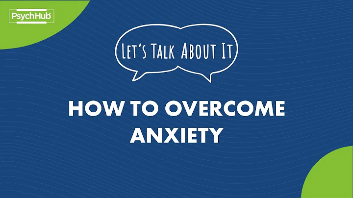#LetsTalkAboutIt...  How to Overcome Anxiety