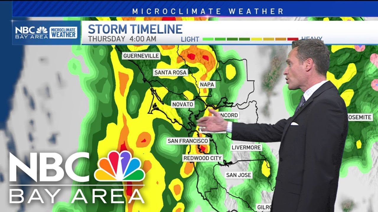 Bay Area forecast: Atmospheric river brings heavy rain - YouTube