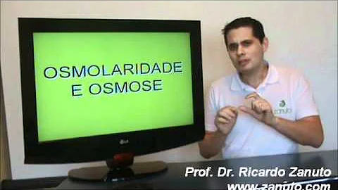 O que significa a palavra osmolaridade?