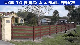 How to Build a Kentucky Four Rail Fence  The End Grain Workshop