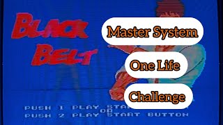 Sega Master System One Life Challenge #15  Black Belt #onelifechallenge