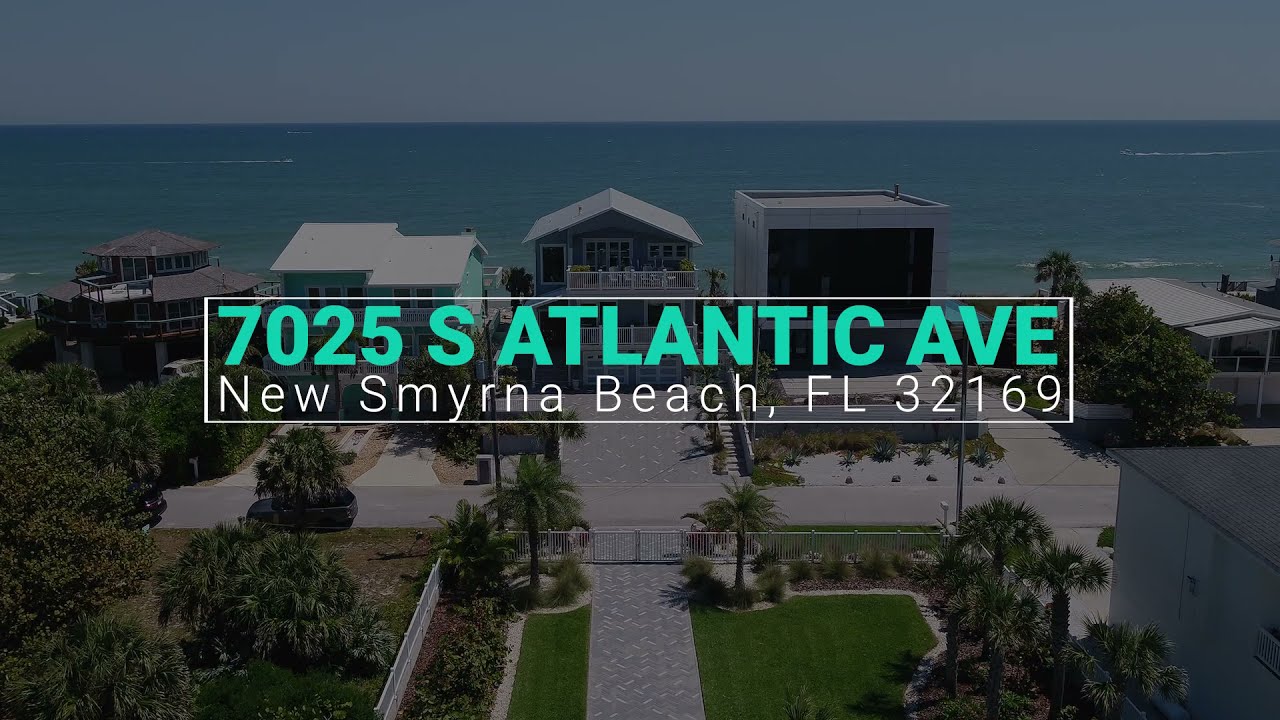 New Smyrna Beach Oceanfront to Riverfront LUXURY home for sale