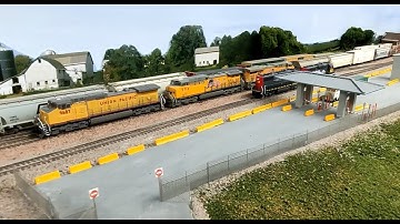Union Pacific Ops Train MELNP Part II - Model Train Layout Built for Operations & Realism. S2019E36