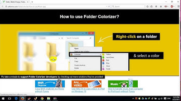 How to use colorize folder | របៀប​ប្រើ​ពណ៌ Folders នៅ​ក្នុង​កុំព្យូទ័រ