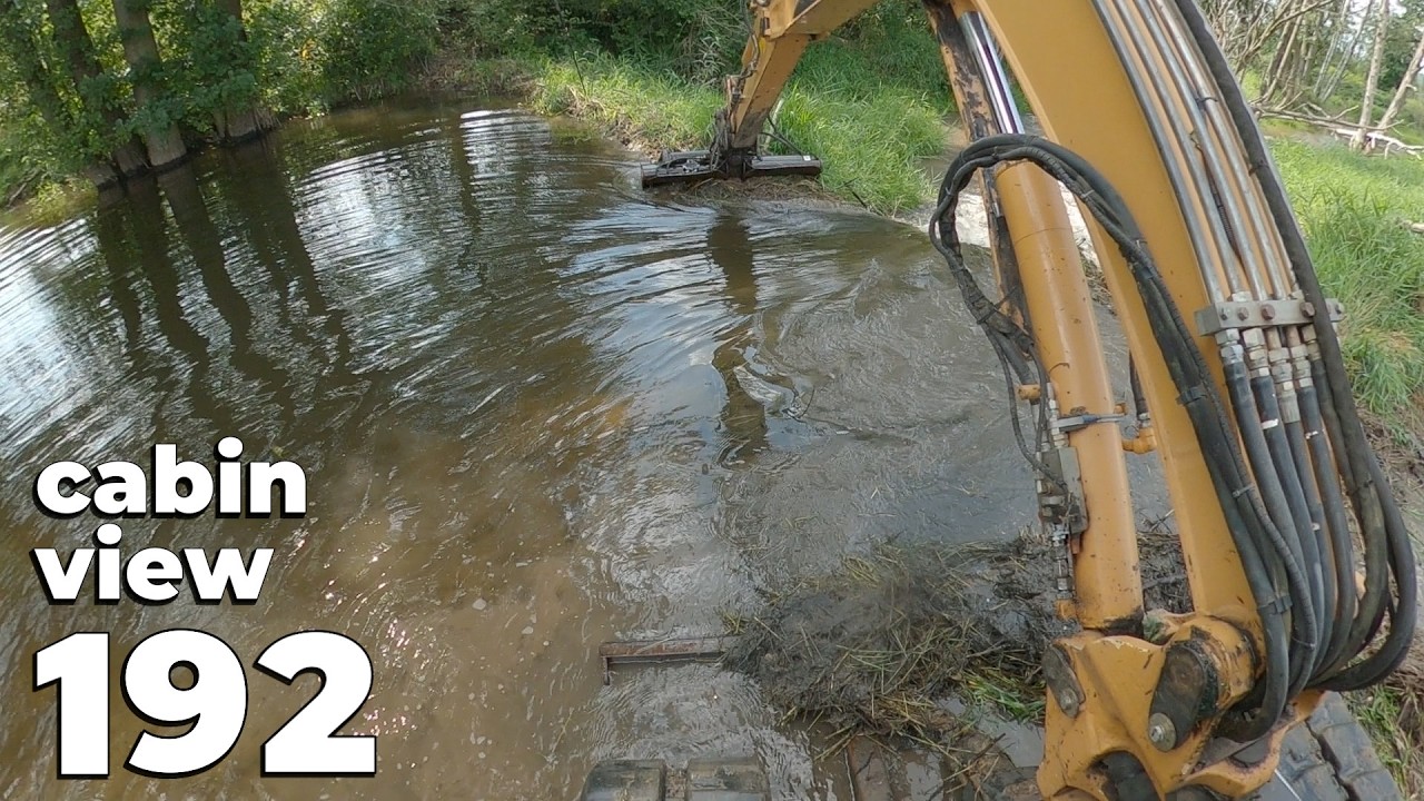 I Had To Clean Up After The Beavers Messed Up This Place - Beaver Dam Removal With Excavator No.192