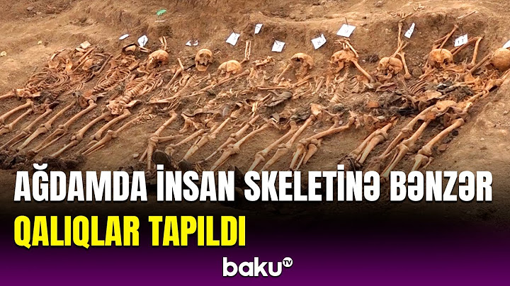 Ağdamda tapılan qalıqlarla bağlı Baş Prokurorluqdan təcili məlumat