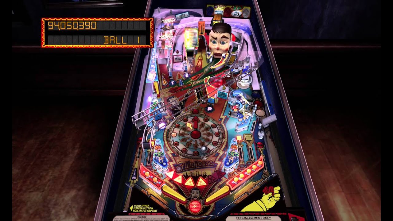 The Pinball Arcade XBox360 Funhouse 180,426,480 YouTube