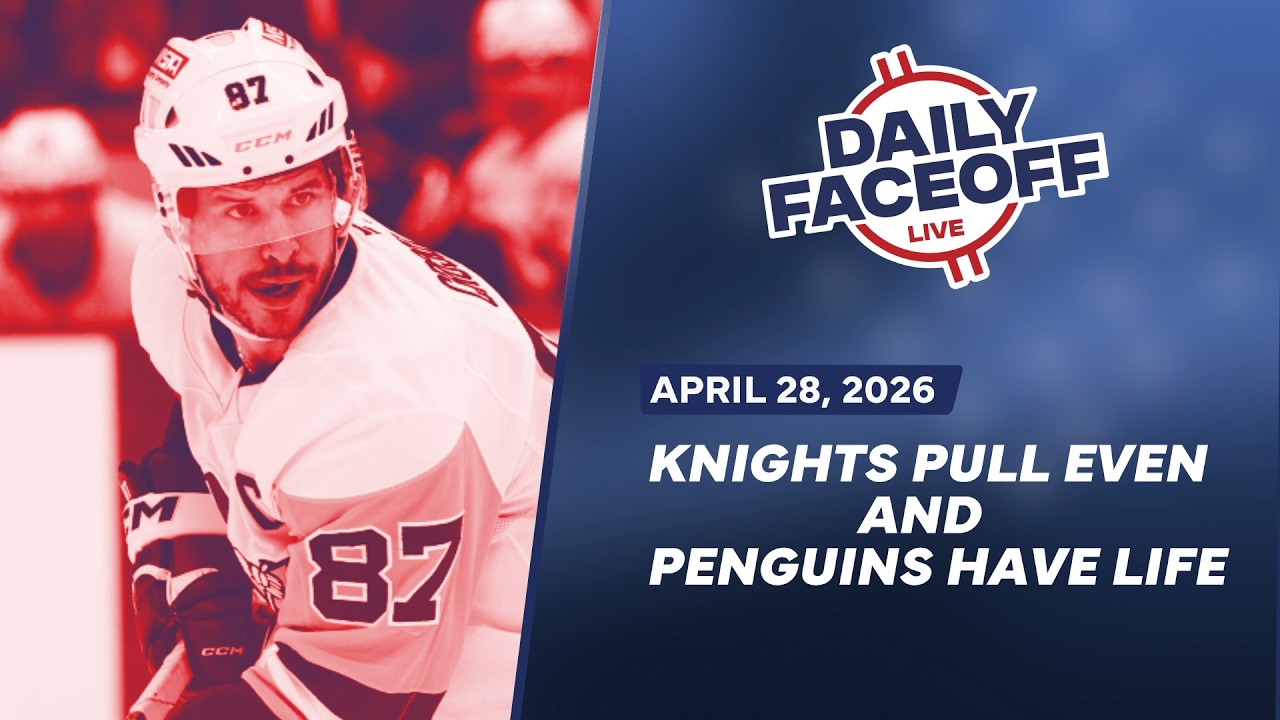 Golden Knights Pull Even & The Penguins Have Life! | Daily Faceoff Live