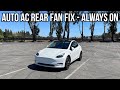 Rear AC Automatically Turn On Fix - Parents With Small Kids WATCH – Tesla Model 3 or Y