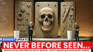 Quantum AI heeft zojuist de Olmeekse symbolen gedecodeerd... en het spreekt iets NIET-MENSELIJKS
