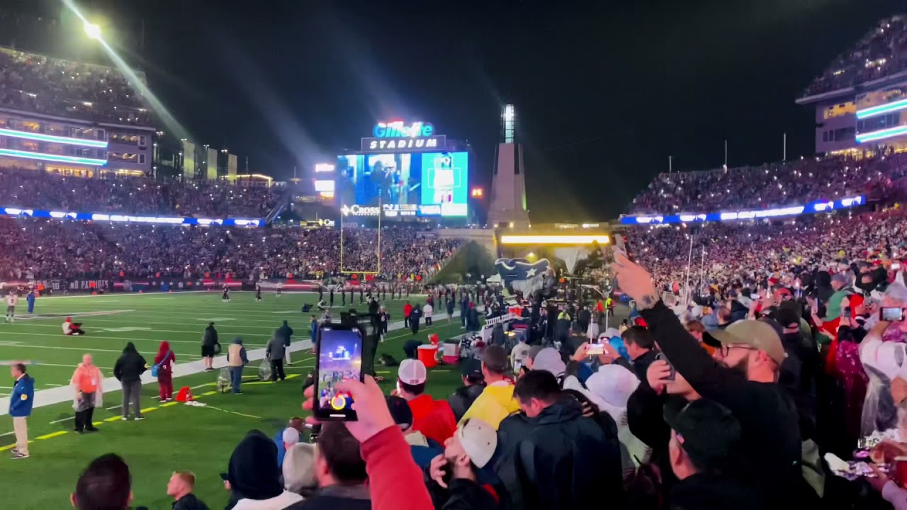 New England Patriots entrance Sunday Night Football
