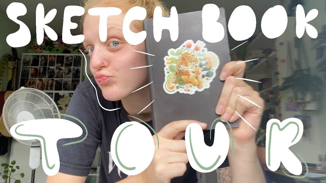 SKETCH BOOK TOUR | My first ever sketchbook!! - YouTube