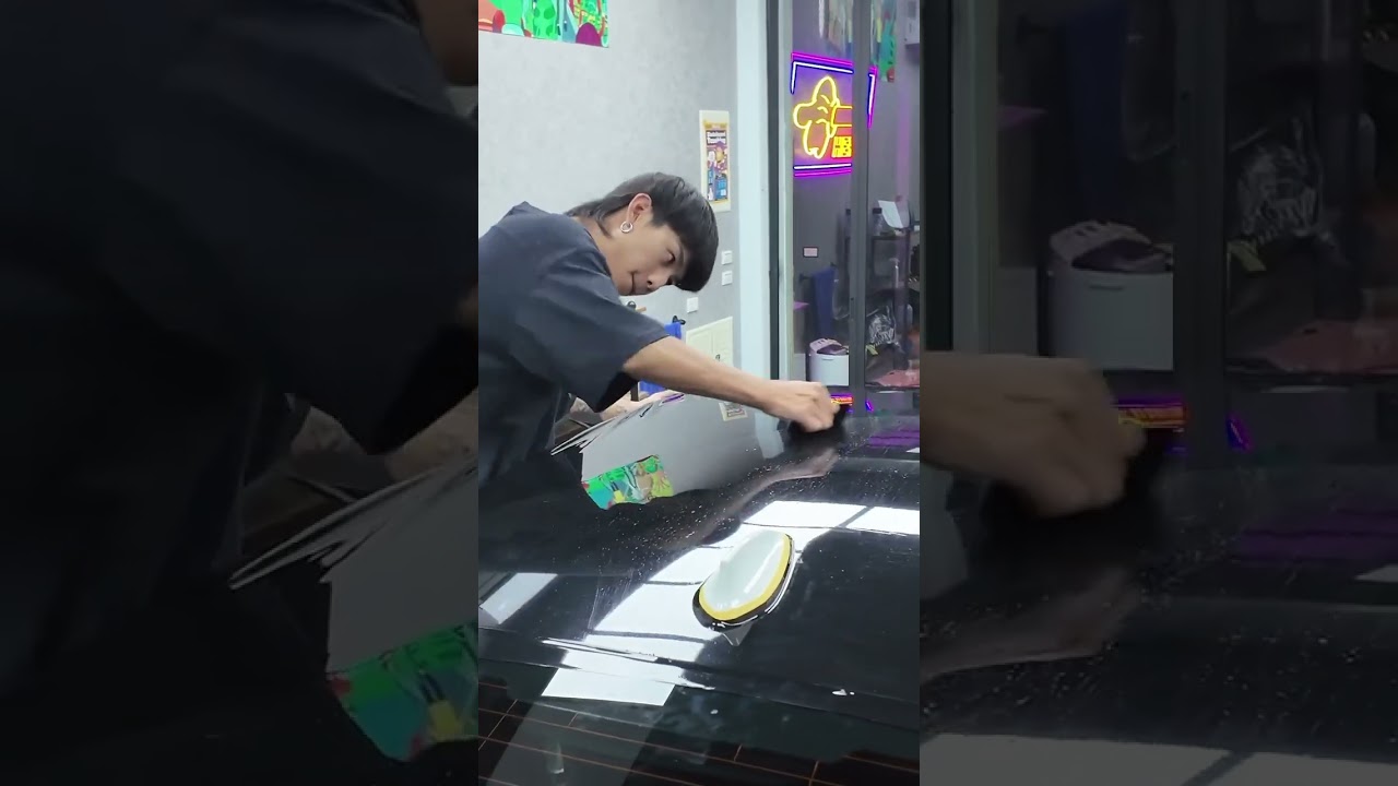 Wrapped Top in 3M 2080 High gloss black 