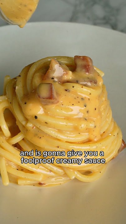 Michelin starred Carbonara recipe ⭐️